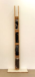 Mixed media sculpture 120x30x10 cm